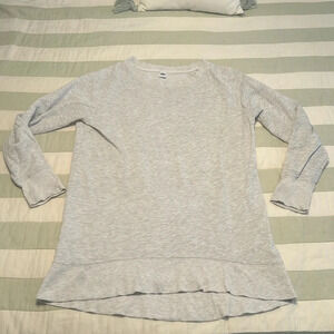Old Navy heather gray sweatshirt round neck size XS